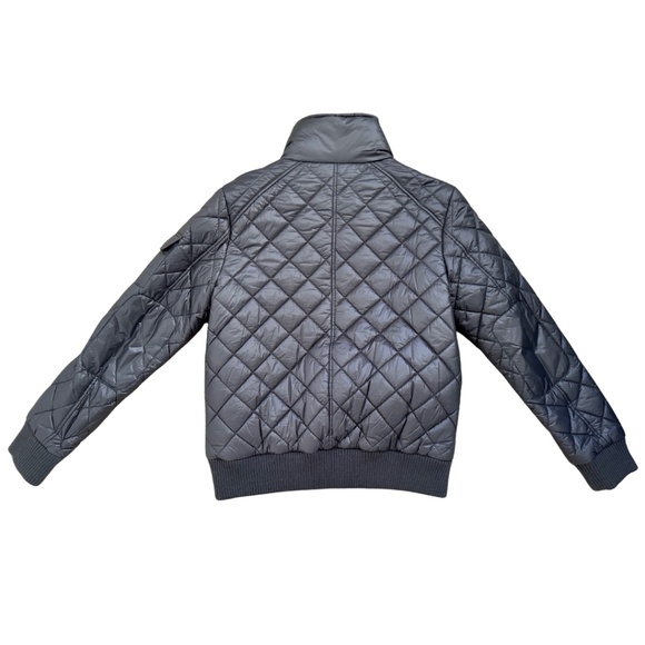 French Connection Black Puffer Jacket | Size Large - Picture 2 of 4